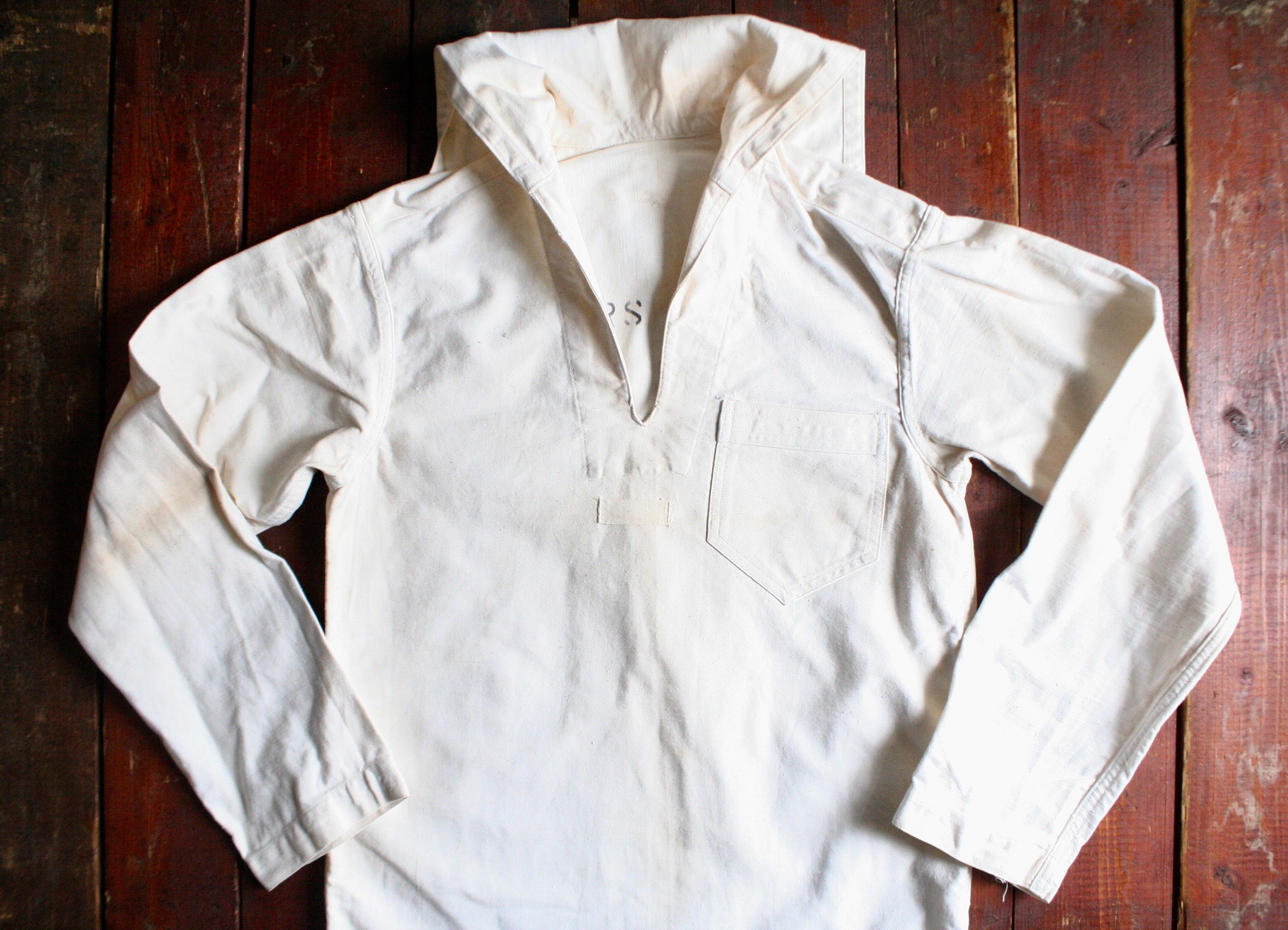 Vtg 1937 30s Pre Wwii Us Navy White Cotton Dress Uniform Etsy