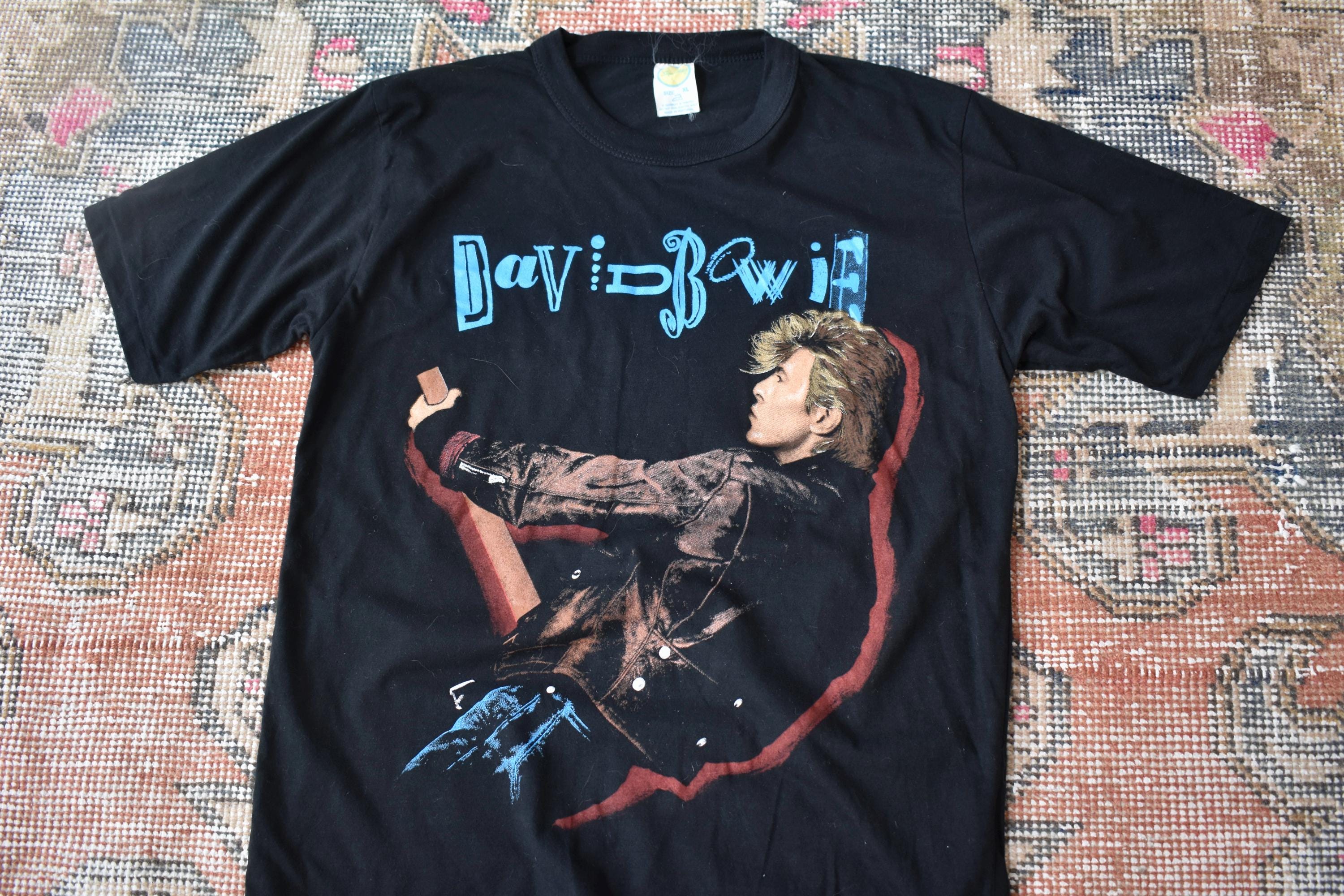 Vtg 80s David Bowie the Glass Spider Tour Single Stitch Band T