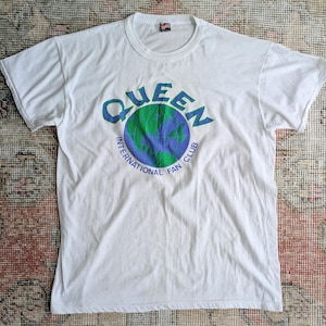 Vintage 80s Queen American Tour T-shirt - Etsy