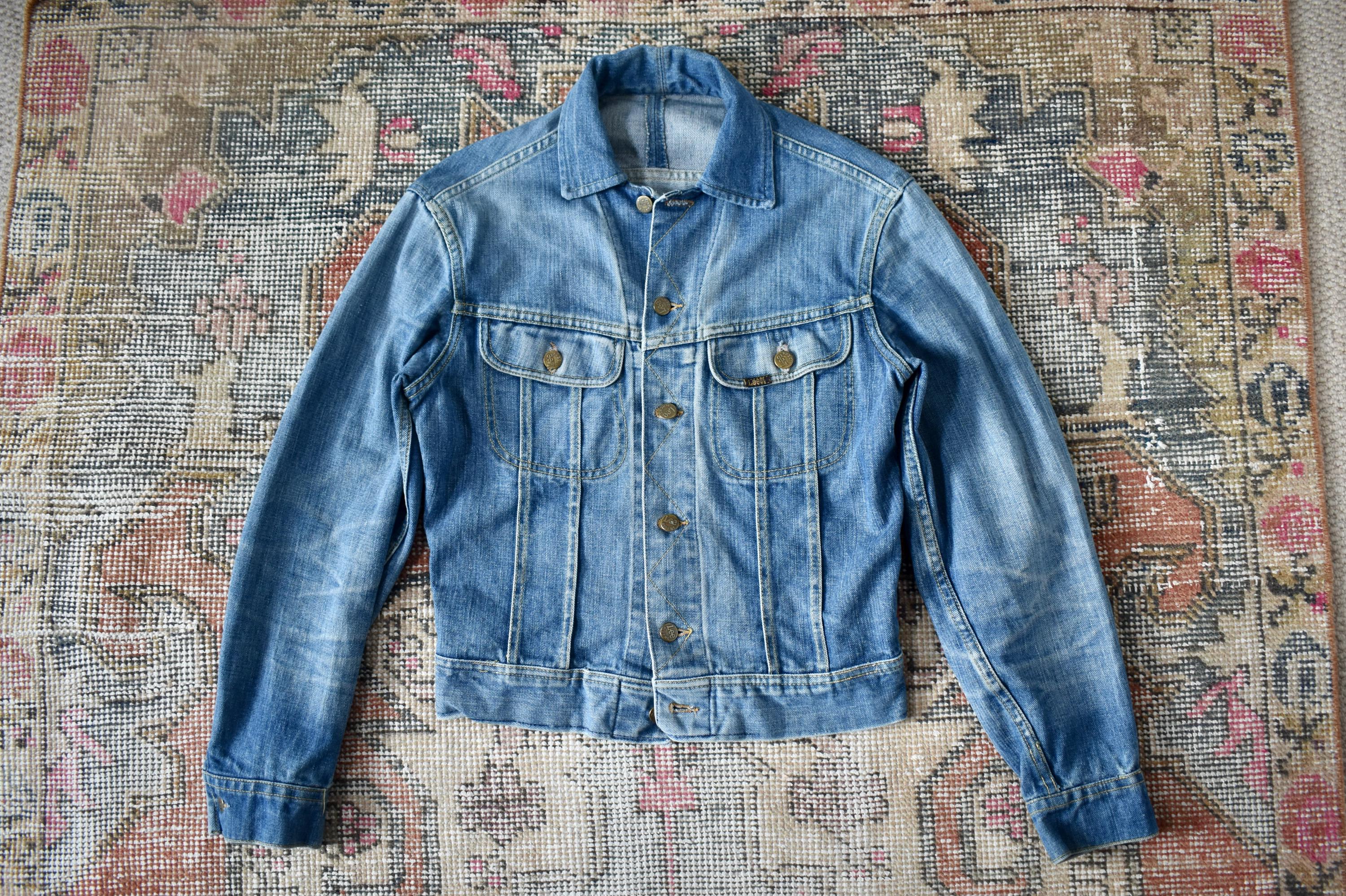 Vtg 60s 70s Lee 101-J Modified Denim Trucker Jacket USA S - Etsy