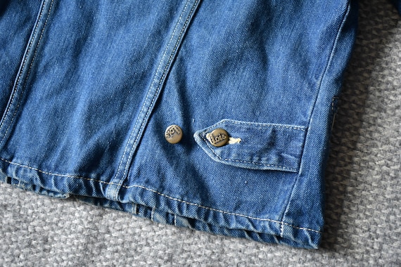 Vtg 60s 70s LOIS Blue Pleated Denim Type II Design Jean