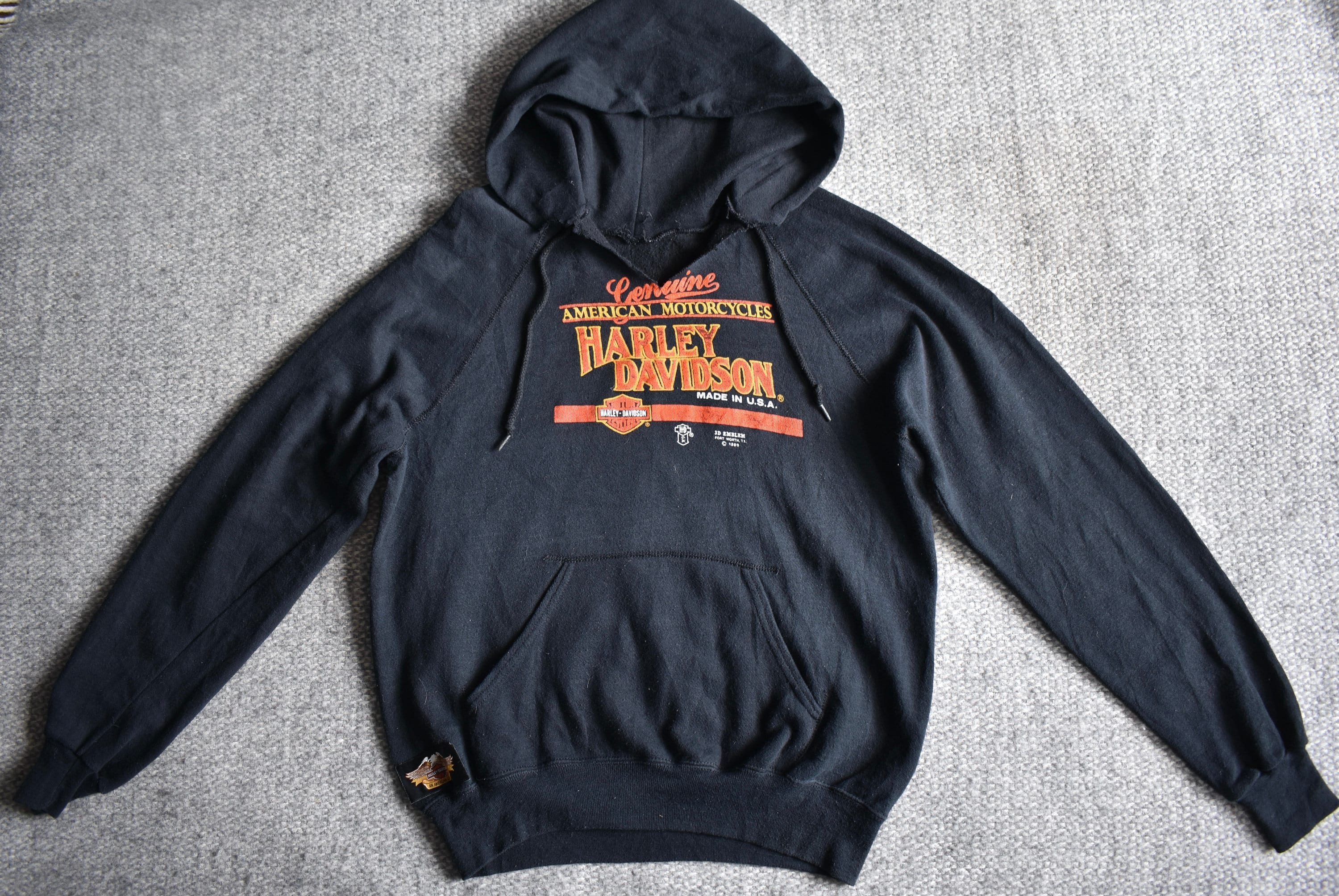 Harley Davidson ©︎1987 Vintage sweat Vtg 1987 Harley Davidson 'make Dust, Eat Dust!' 50/50