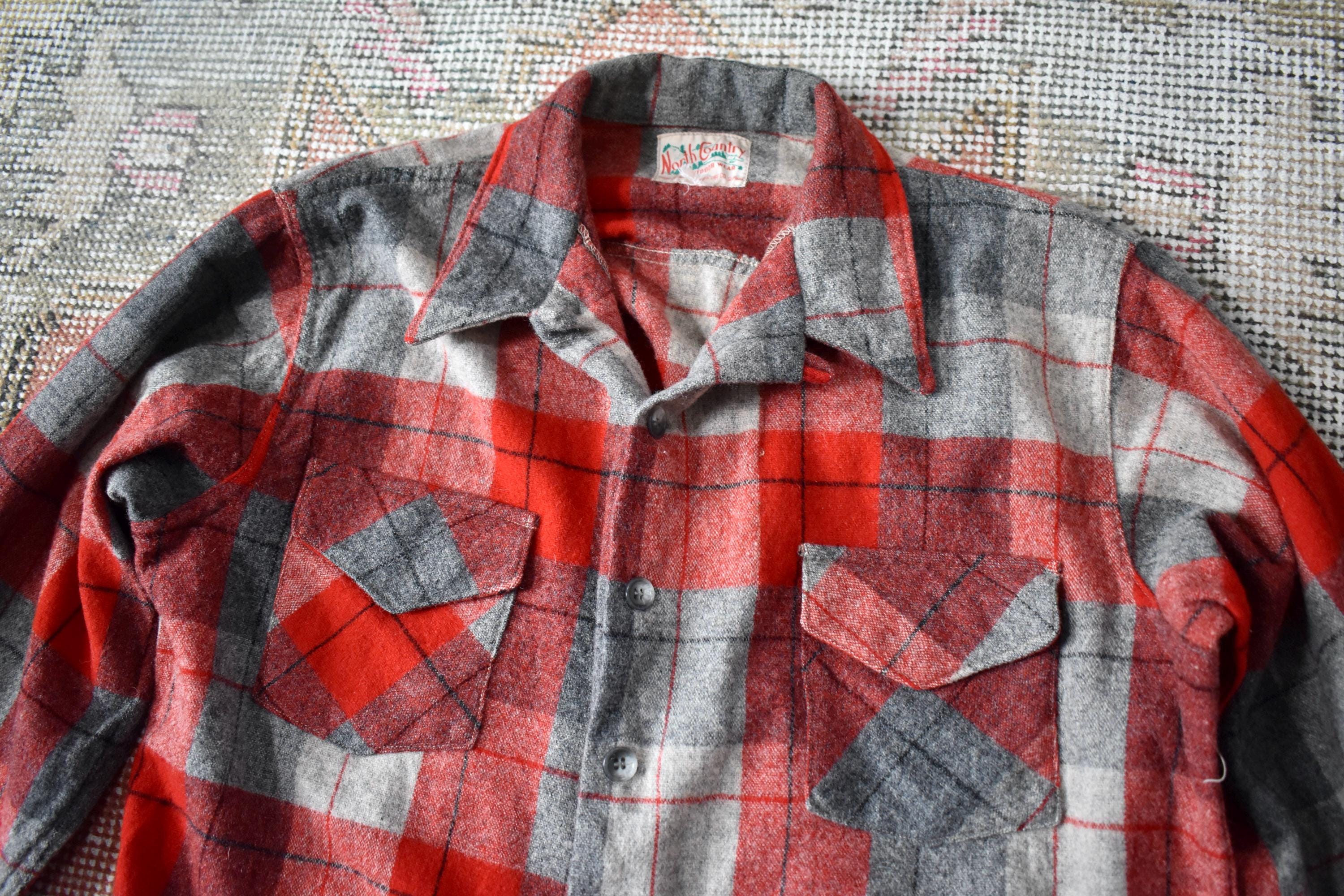 1950s Checked Shirt - Etsy Canada