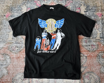Vintage 1982 REO Speedwagon Tour Tee - Faded Black Cotton - Etsy