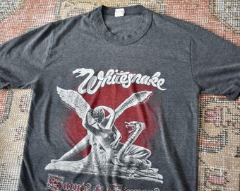 Vtg 80s Whitesnake 1982/83 Saints & Sinners Tour Single
