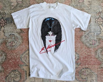 Vtg 1987 Elvira Mistress of the Dark T-shirt Single Stitch Horror 