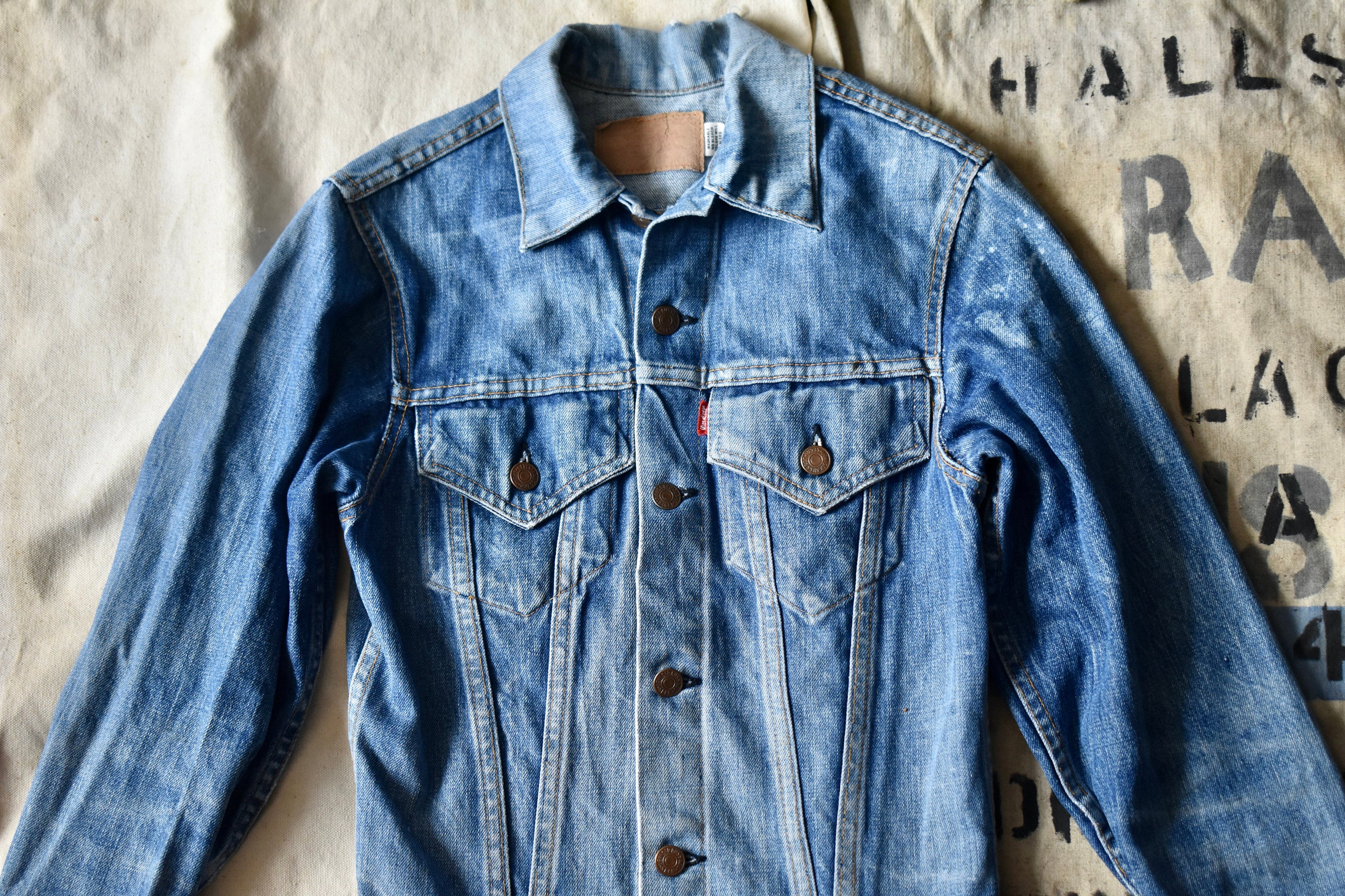 Levi's 70505 BIG E 60〜70s 60-70's Levi's 70505 BIG E DENIM TRUCKER JACKET SIZE 38 60