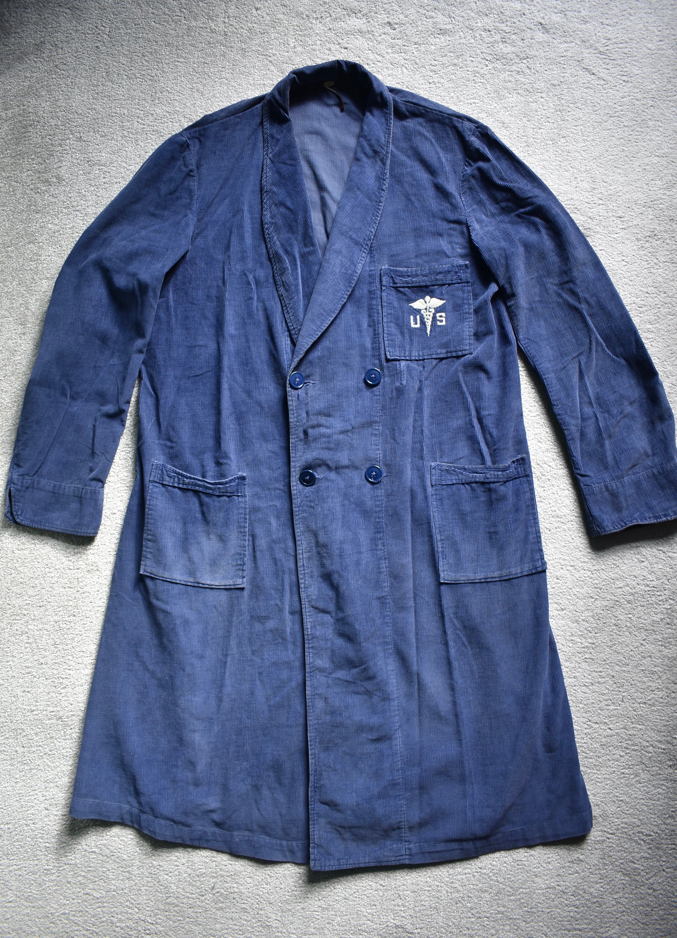 US 50s Medical Vintage Army Corps Corduroy CORPS MEDICAL ARMY 