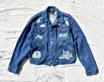 Vtg 80s Levi's 70501 01 Dark Blue Denim Cinch Back Type I Jacket
