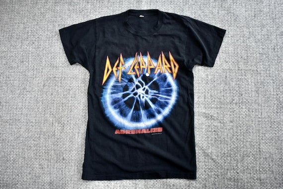 Vtg 92/93 Def Leppard Adrenalize European Tour Single Stitch T