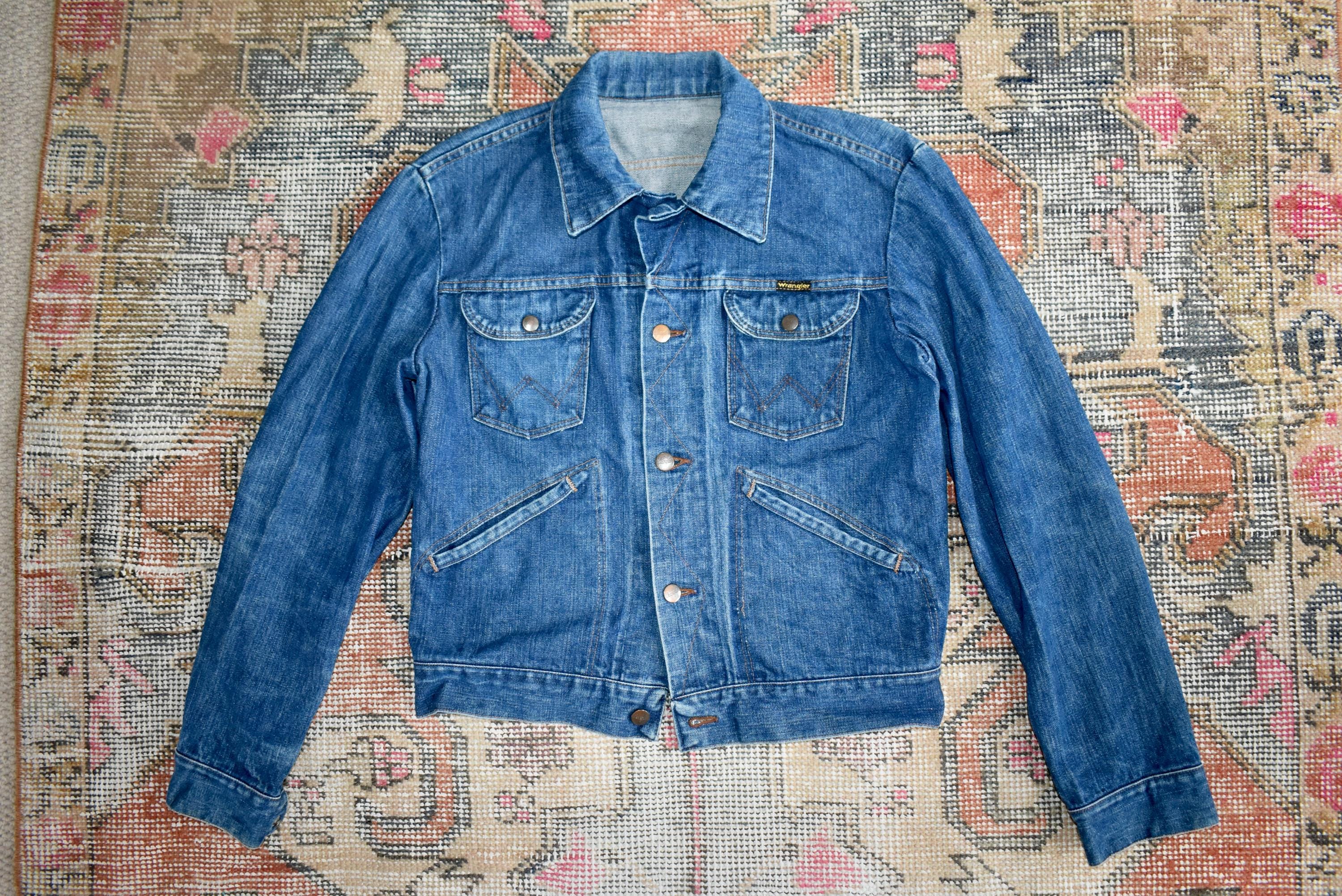 Bell Jacket Vintage Wrangler Blue Bell Wrangler 24mjz 42 Wrangler