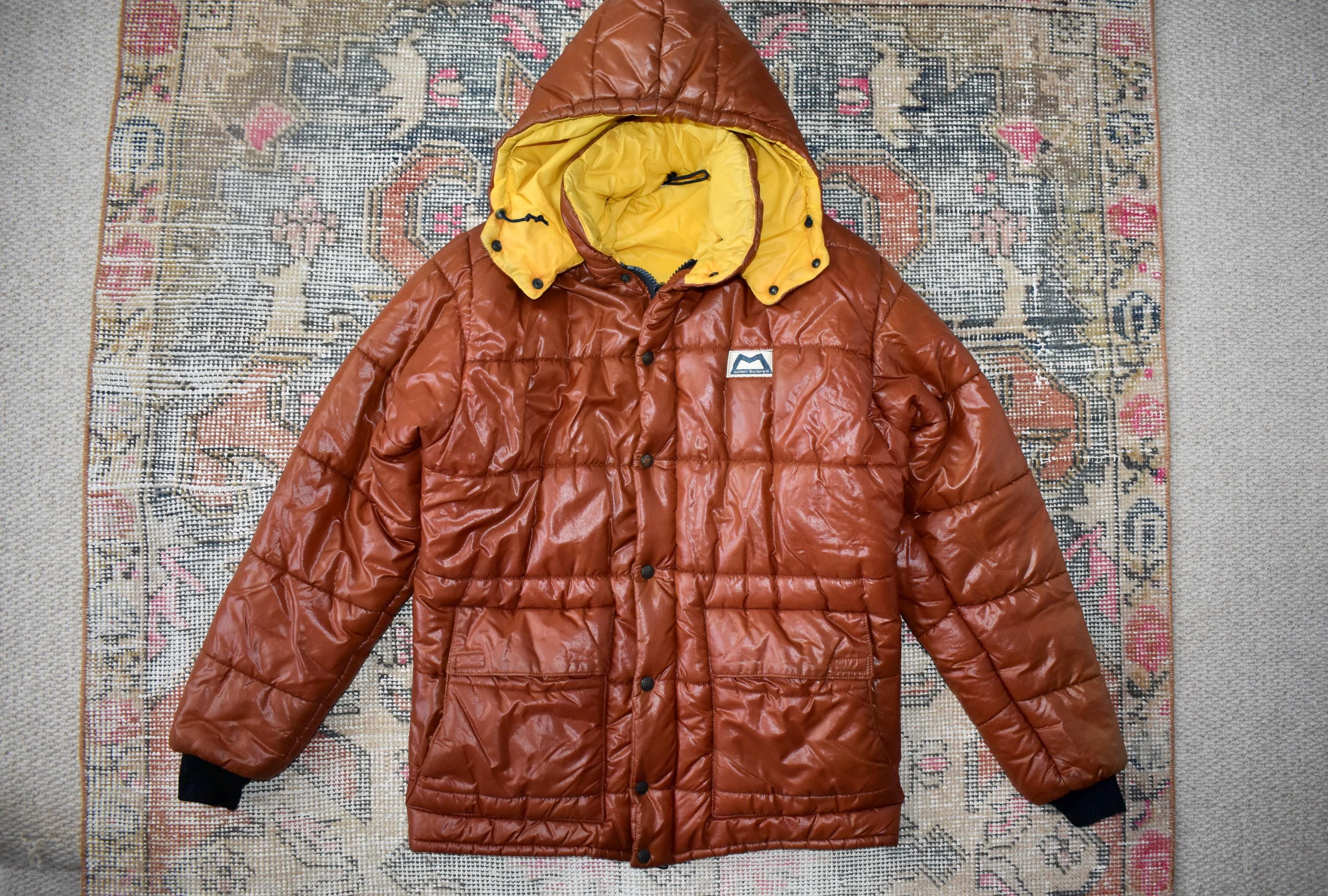 Vtg 70s 80s Mountain Equipment 'fitzroy' Brown Dacron Hollofil