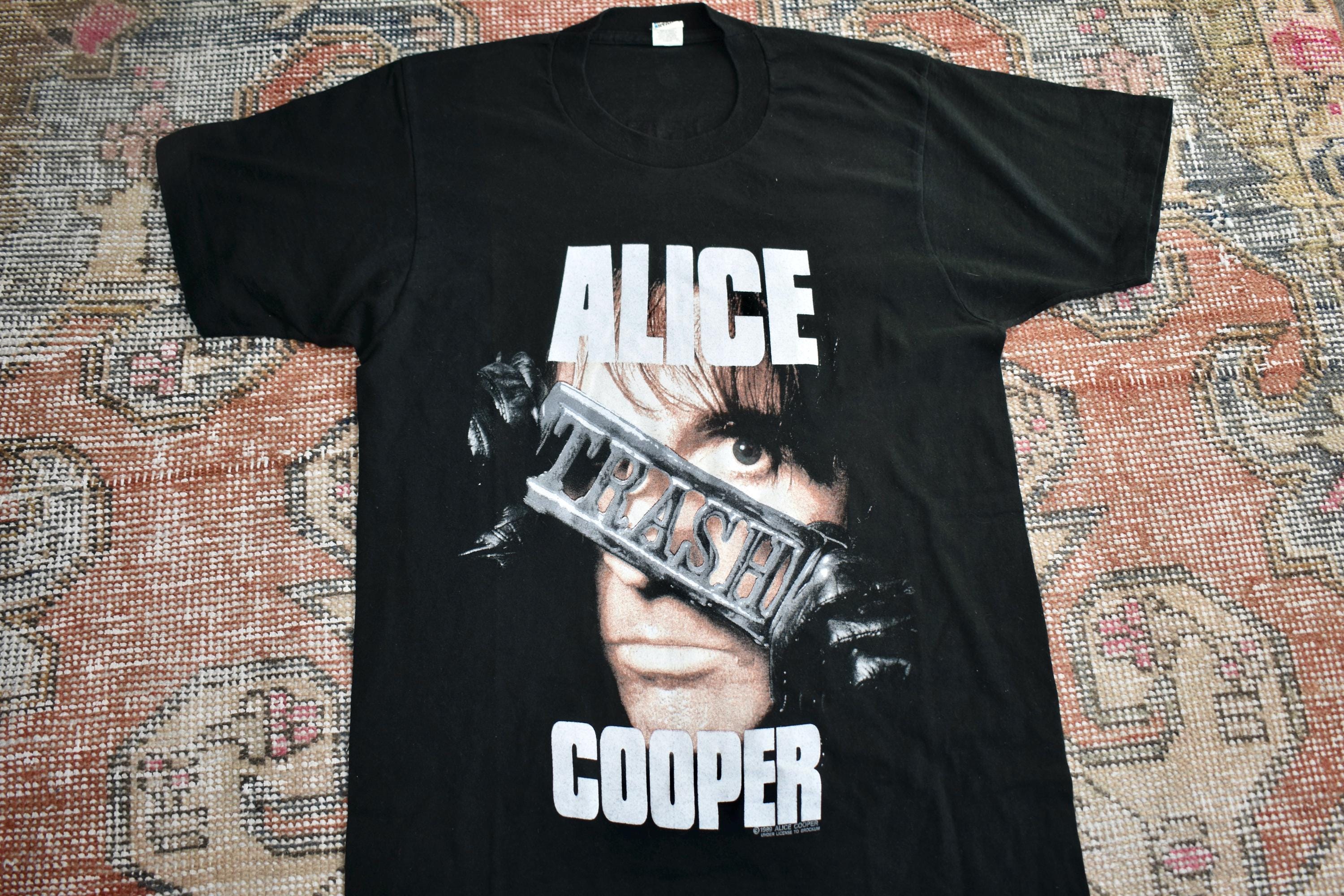 激レア★Alice Cooper TRASHES 1989年カナダツアーTシャツ 80s アリスクーパー 1989 コピーライト TRASH Tシャツ USA製 - メルカリ