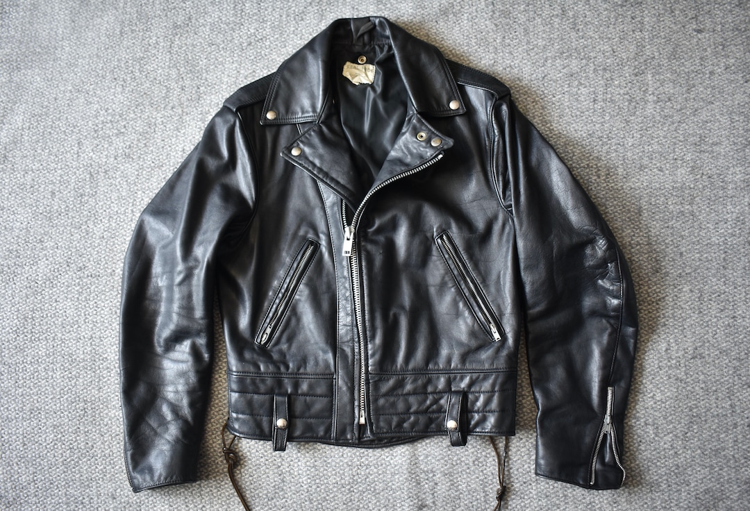 ポケットブラック OLD PARK ZIP UP WORK JACKET #LEATHER BLACK size:XL type:E [OP-516