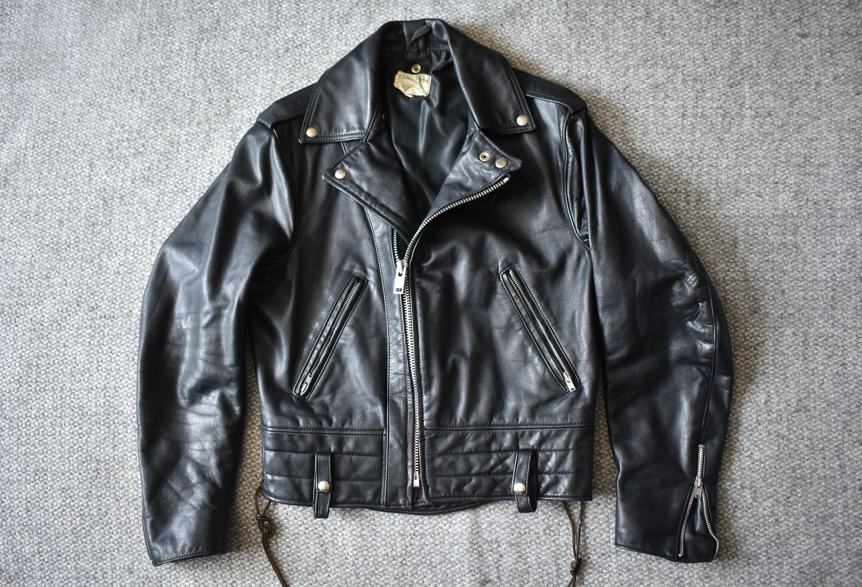 Cal Leather Jacket - Etsy Cal Leather Jacket - Etsy