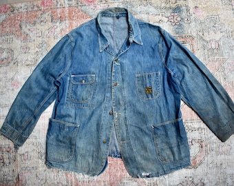 Vintage Wrangler Blue Bell Blanket Denim Chore Jacket 1950s - Etsy