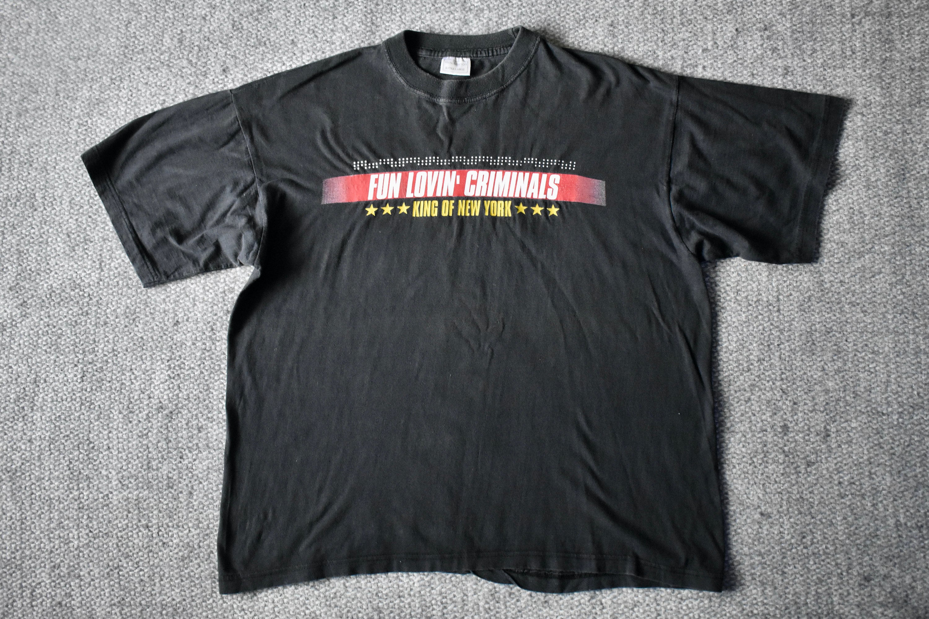 Vtg '96 Fun Lovin' Criminals - King of New York Graphic Band T