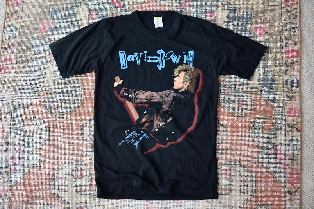 Vtg 80s David Bowie the Glass Spider Tour Single Stitch Band T