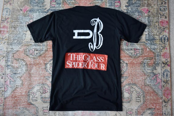 Vtg 80s David Bowie the Glass Spider Tour Single Stitch Band T