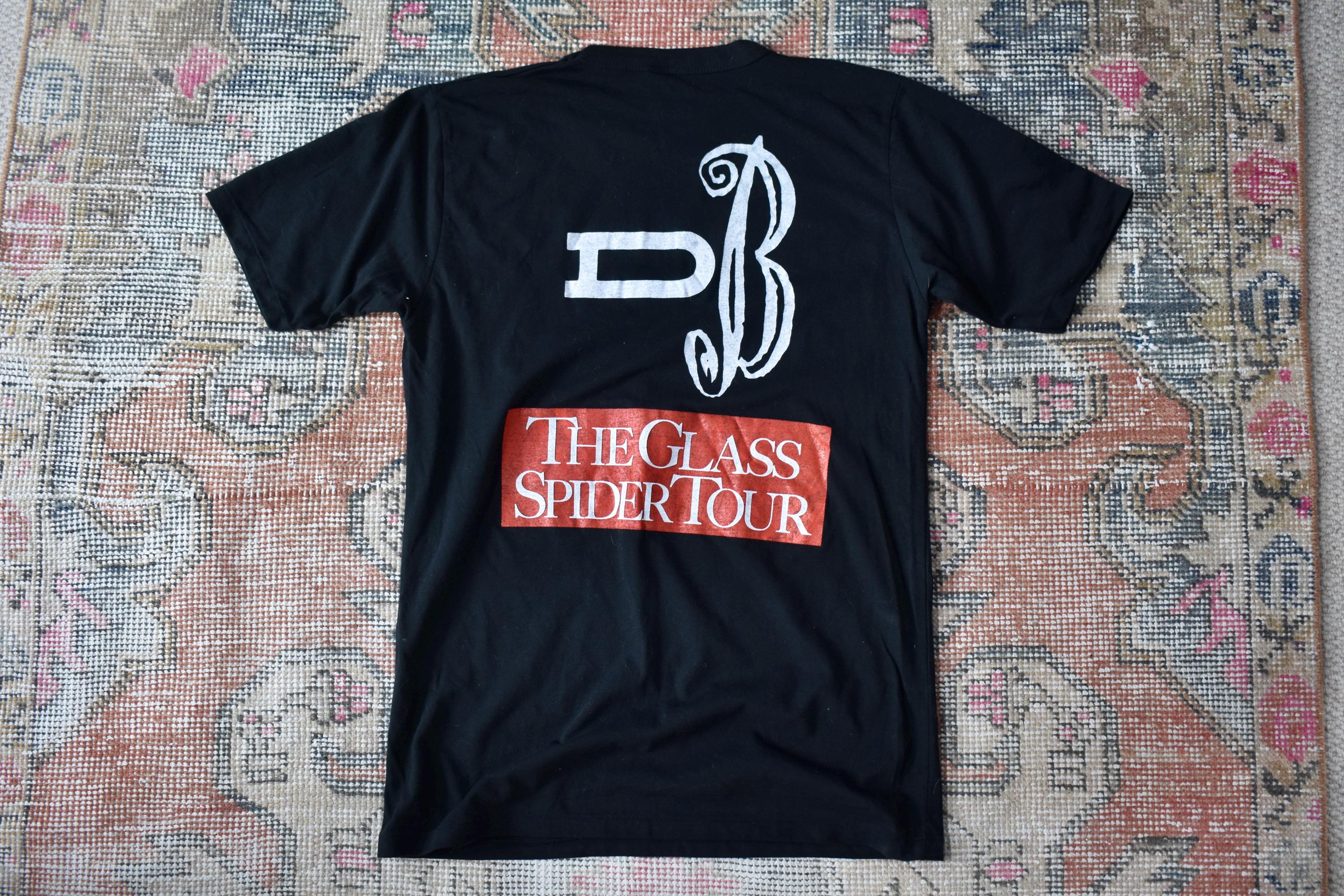 Vtg 80s David Bowie the Glass Spider Tour Single Stitch Band T