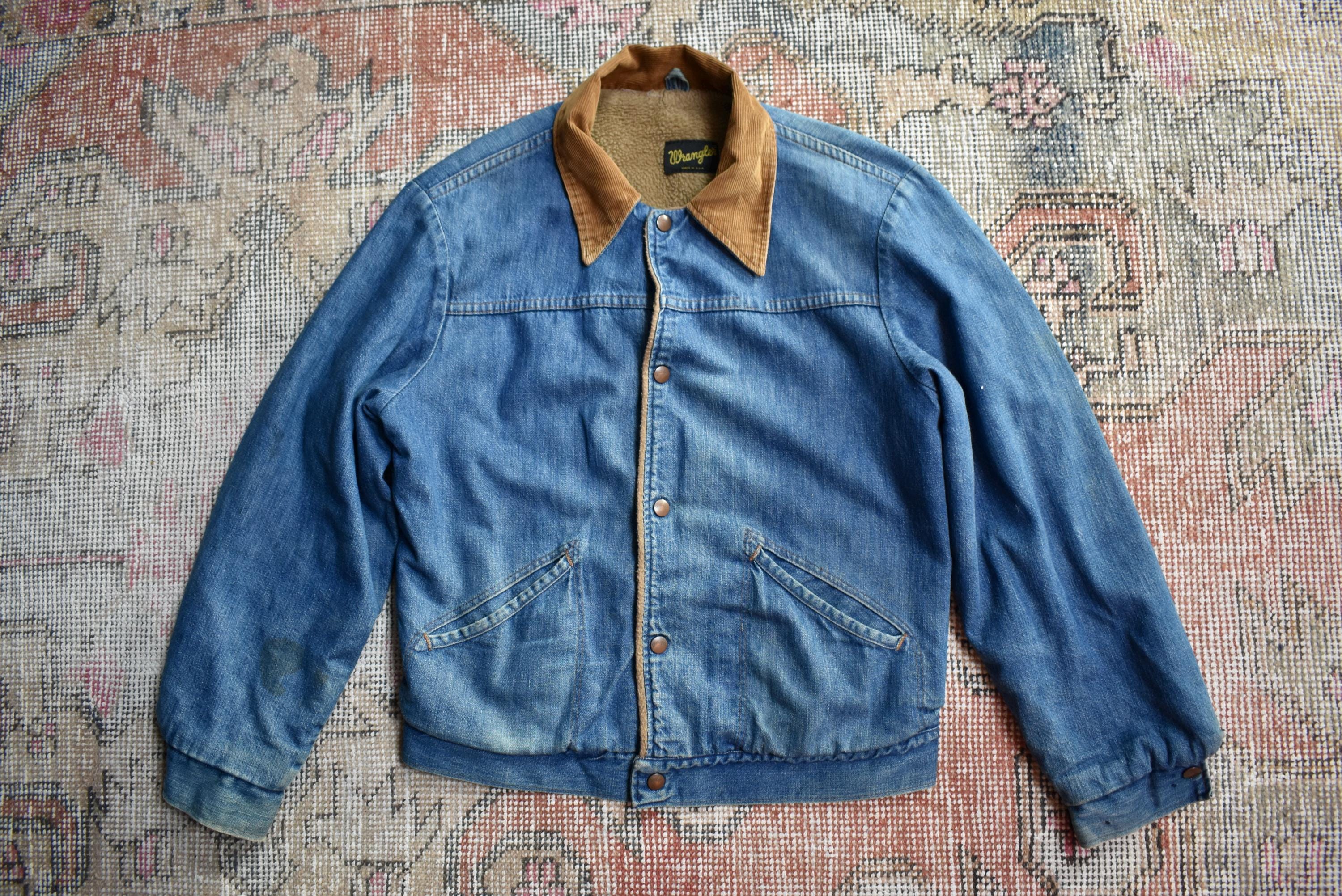Wrangler 24 Mjz Denim Jacket - Etsy
