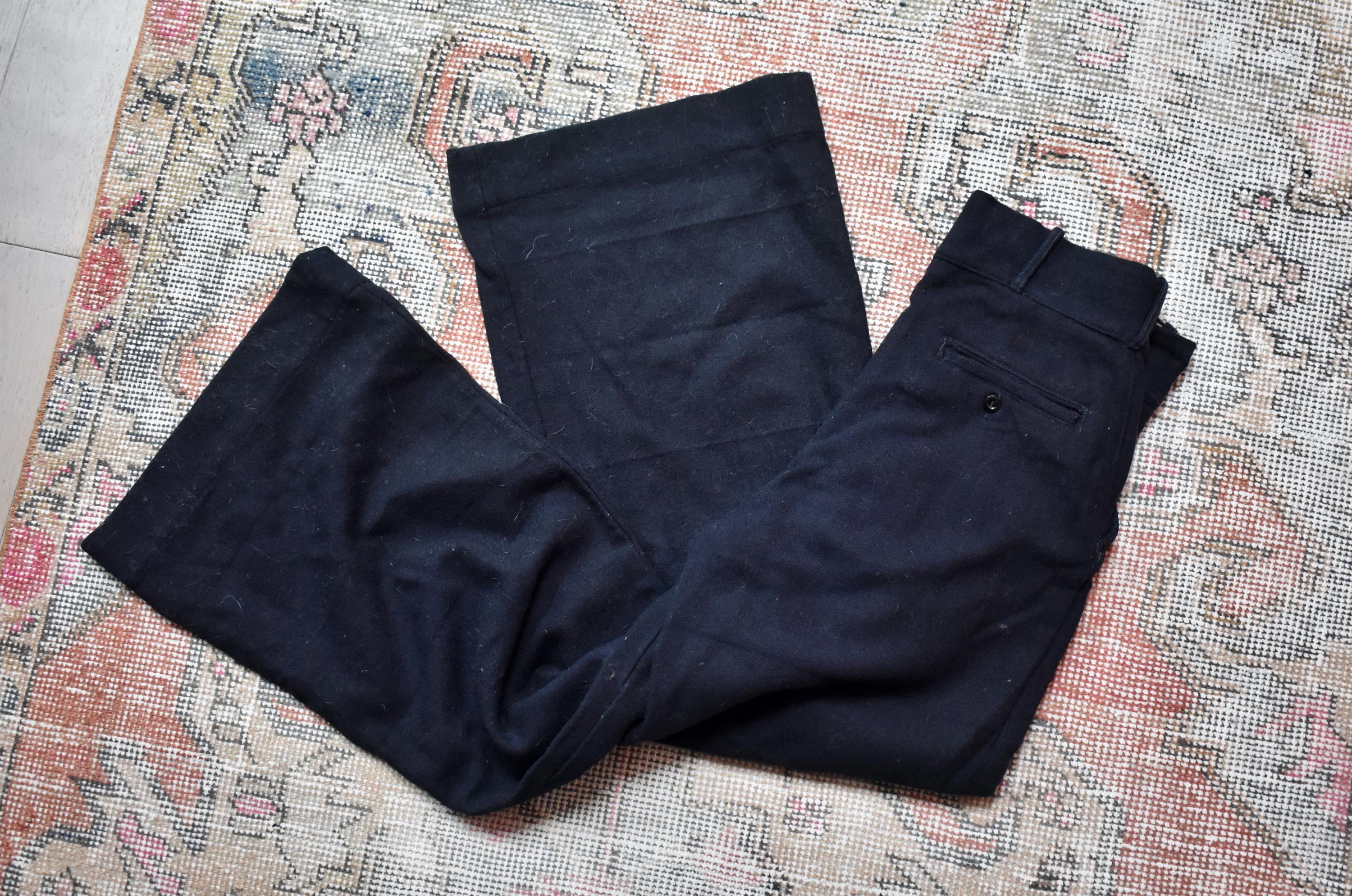 1940s navy pants - Etsy 日本
