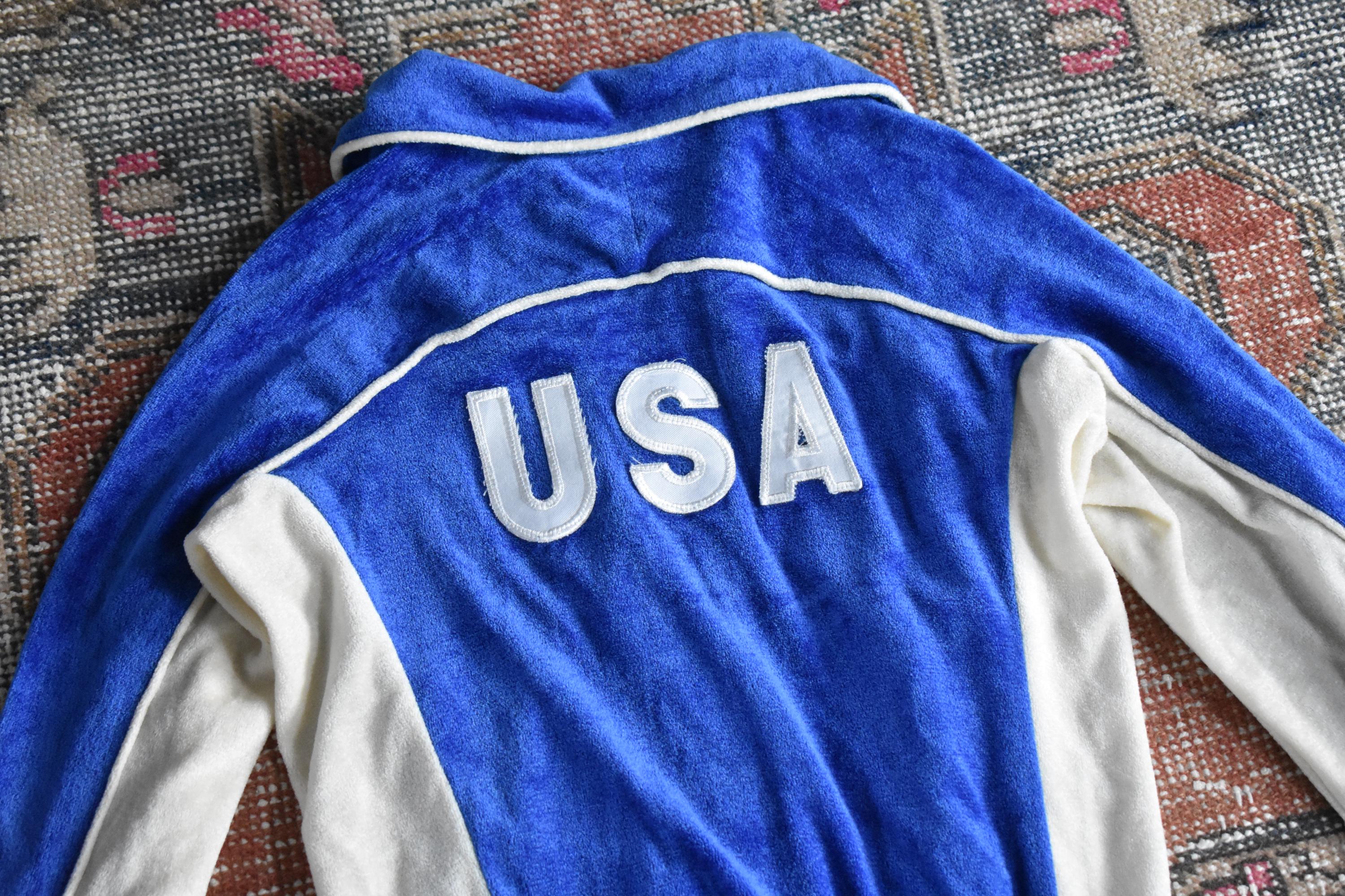 希少Levi's 80s Los Angeles オリンピックジャージ Vtg 80s Levi's Team USA 1984 Los Angeles Olympics Tracksuit Jacket