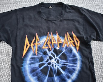 Vtg 92/93 Def Leppard Adrenalize European Tour Single Stitch T