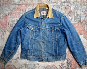 Vtg 80s Levi's 70507 0253 Black Acid Wash Denim Trucker Jacket
