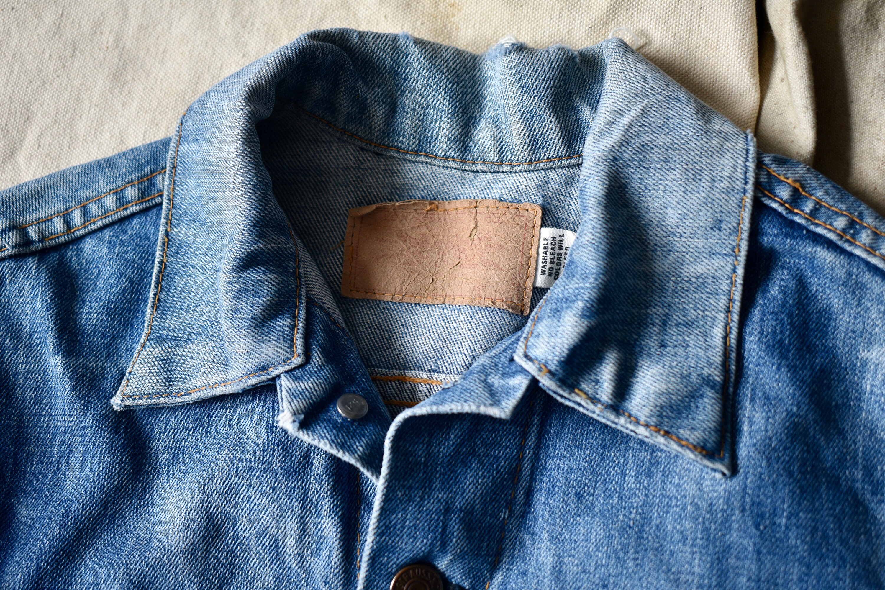 Vtg 60s 70s Levi's 70505 Big E Blue Denim 2 Pocket Type 3 Trucker