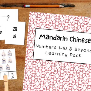 Learn Numbers in Mandarin Chinese - Printable Learning Pack *Digital File*
