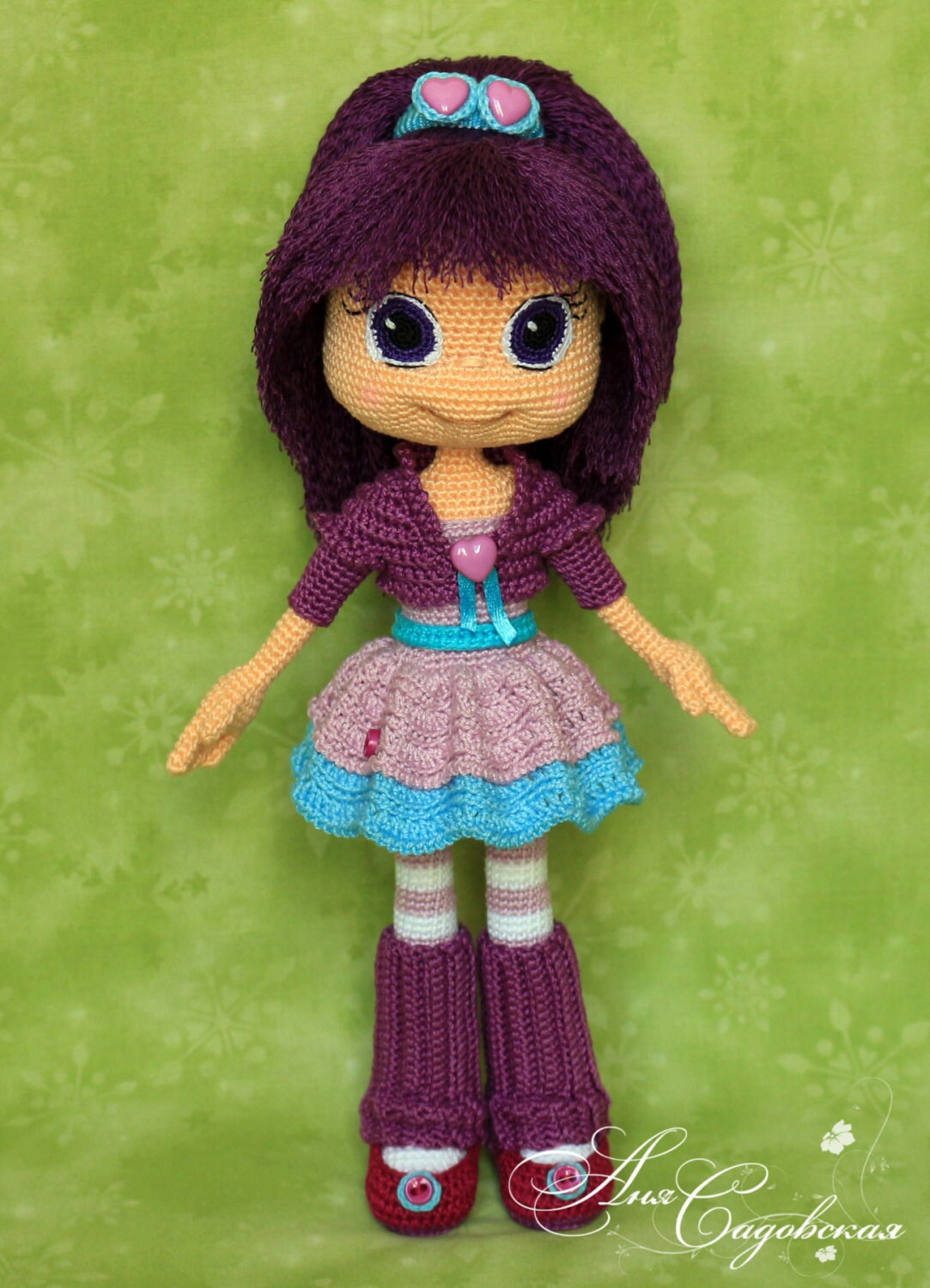 Plum Pudding Amigurumi Crochet Doll Pattern PDF File by Anna | Etsy
