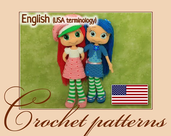 crochet strawberry shortcake doll pattern