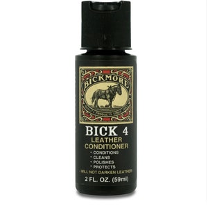 Bick 4 Leather Conditioner-2oz-Will not change leather color. Non greasy feel