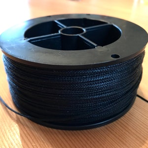 550# test Ultra-high-molecular-weight polyethylene Core for Dog Show Leads and Leather Braiding-Black