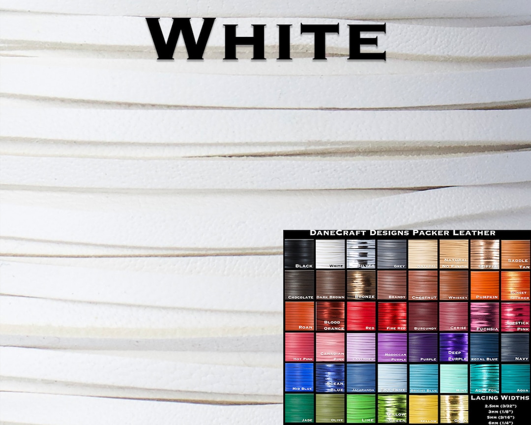 Kangaroo Leather Laceover 200 Colorsleather Lacing, Buckstitching