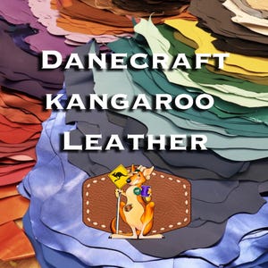 DANECRAFT KANGAROO LEATHER Offcuts-Packer Leather Veg Tan-Bookmarks, Wallet Pockets, Model Horse, Book Binding, Earrings, Laserable. 0.5-1oz