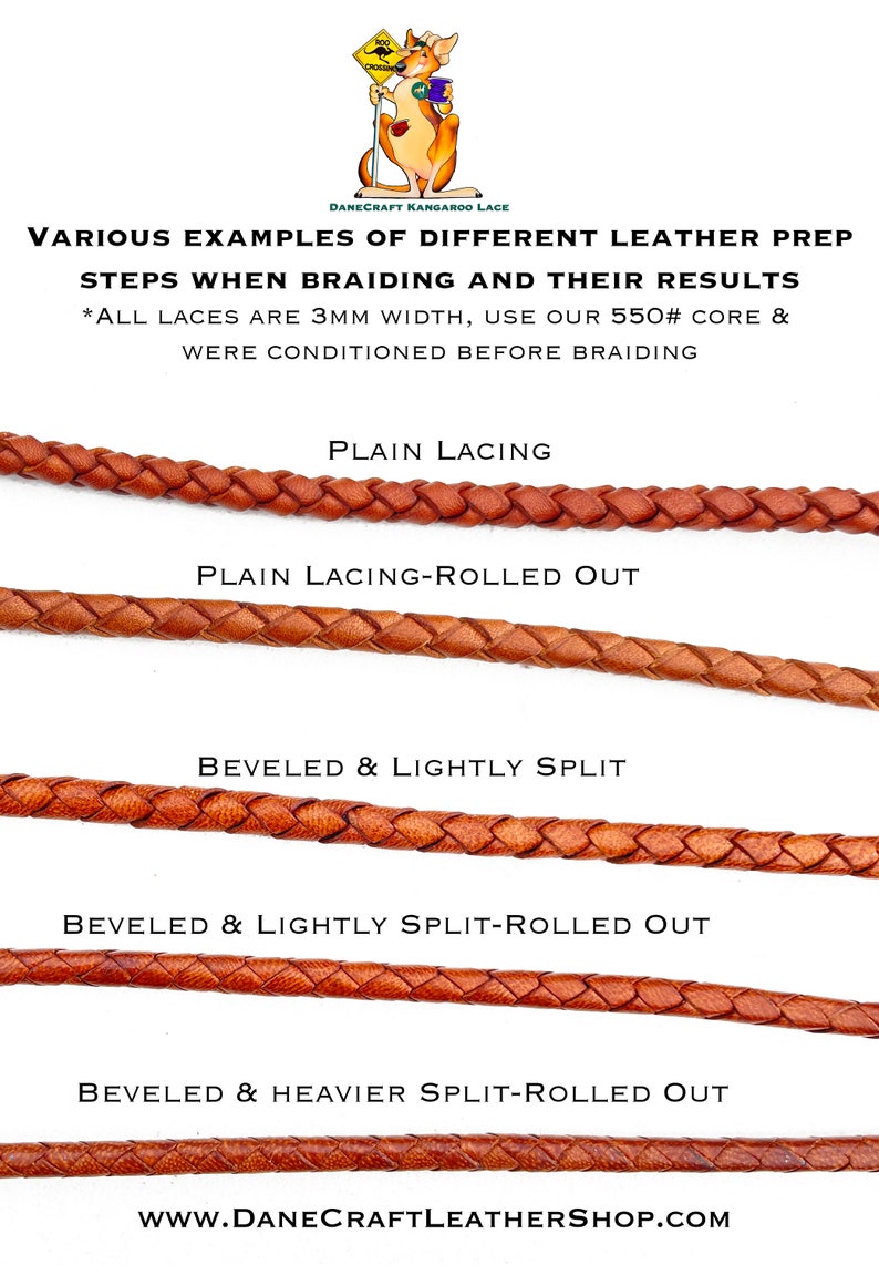 3mm 1/8 Width-Kangaroo Leather Lace-BIRDSALL Leather-STANDARD COLORS-Over 300 colors in our shop zdjęcie 10