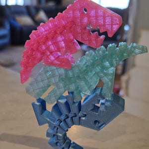 Flexi Rexi- 3D Printed- Fidget- Articulated T-Rex