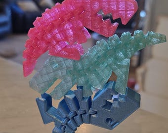 Flexi Rexi- 3D Printed- Fidget- Articulated T-Rex