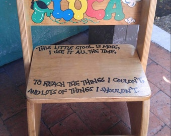 Personalized Flip Stool