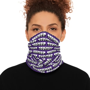 Purple Camino de Santiago Tube Scarf