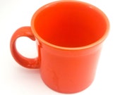Vintage Collectible Fiestaware Orange Mug, Homer Laughlin