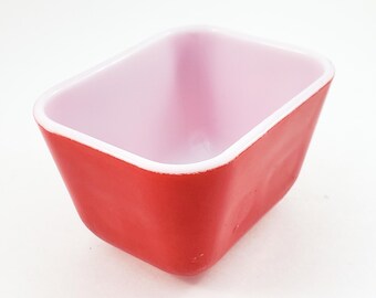 Red  Pyrex Fridge Keepers
