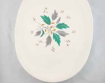 Vintage Platter, Mid Century, Johnson Bros, Ironstone, Mint Condition, Retro, Scandinavian Style, Oval, Large