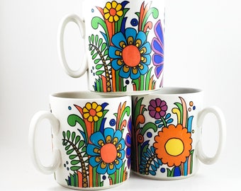 Incredible Acapulco Mid Century Mugs in a set of 3