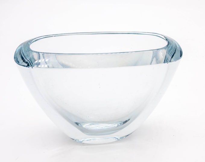 Gorgeous Vintage 1940's Glass heavy Weight Vase