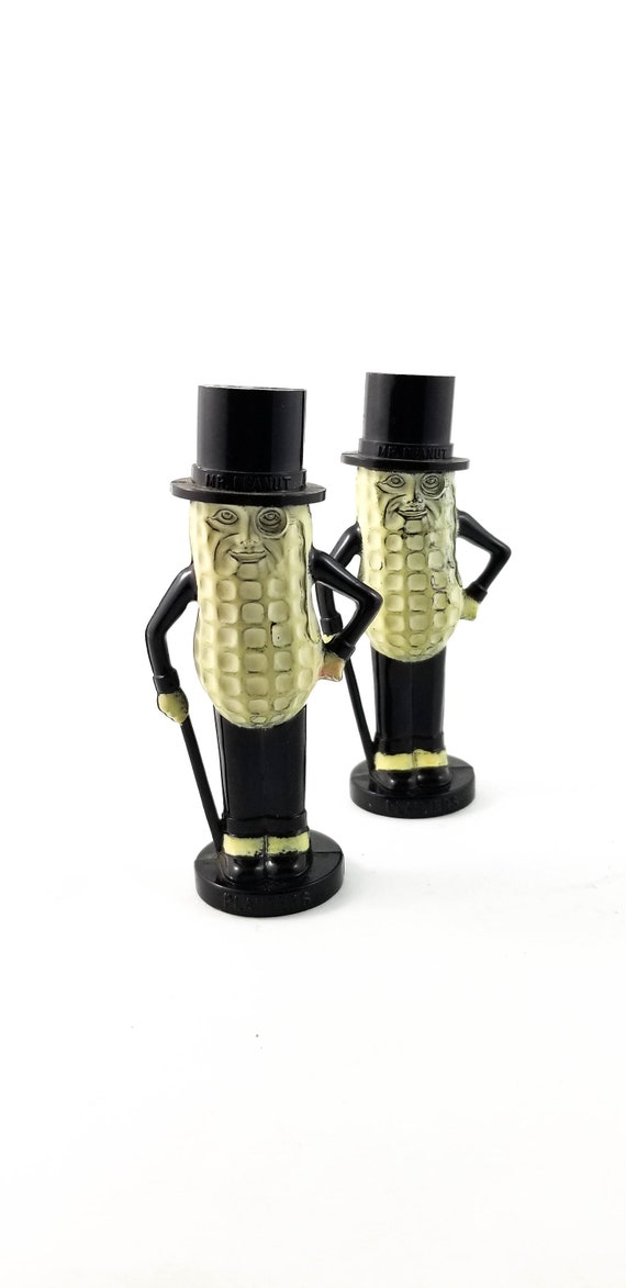Mr. Peanut Plastic Salt and Pepper Shakers - Etsy