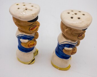 1950s Vintage Popeye Salt and Pepper Set - Etsy