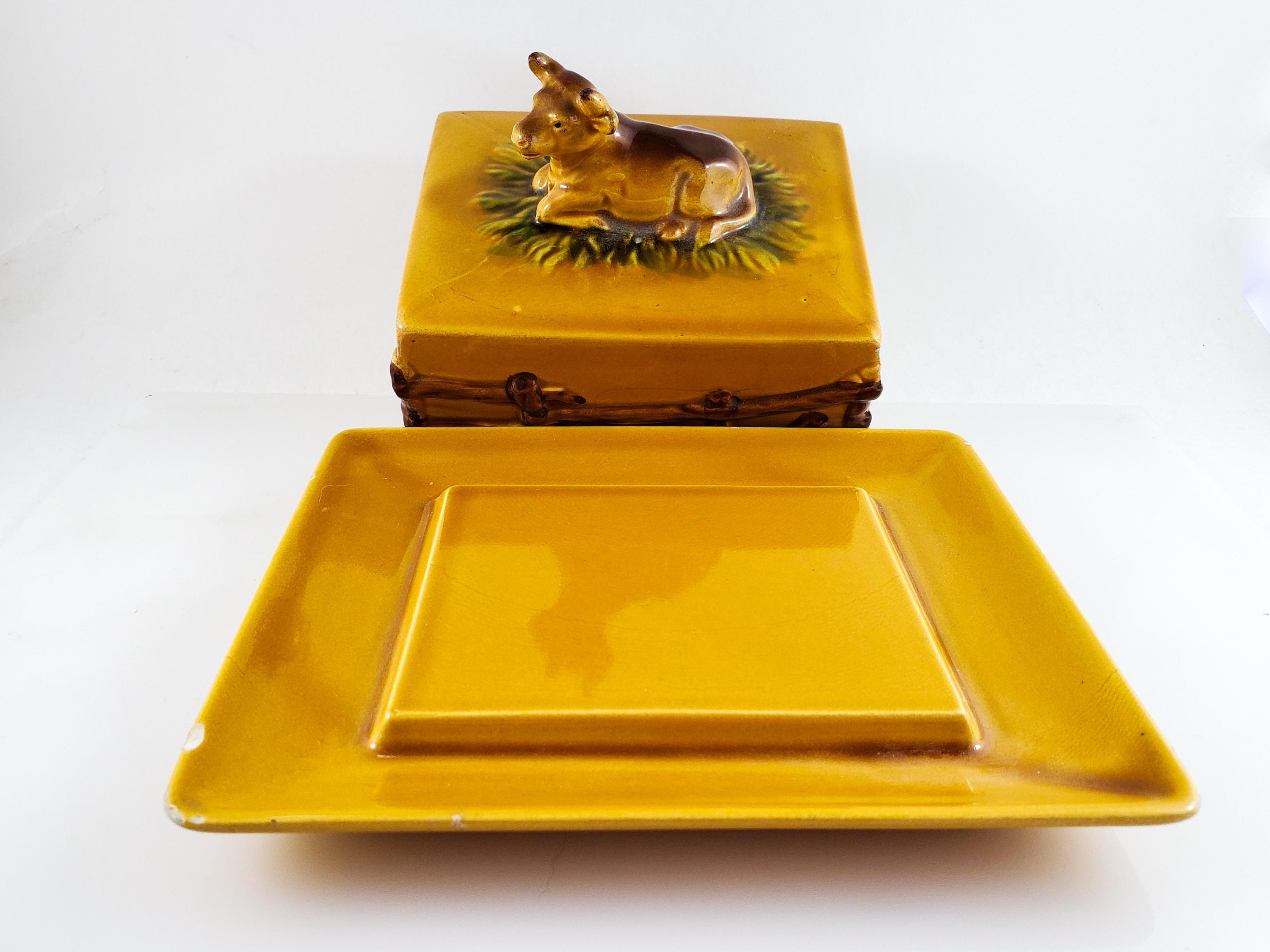 Super Cute Cow Butter Dish